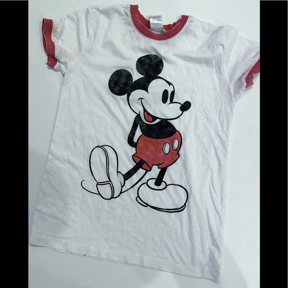 NWOT Mickey Mouse vintage ringer shirt